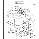 Amana CRH4-1/P55201-15C compressor and tubing parts (crh2.5-1/p55200-10c) (crh3-1/p55200-6c) diagram