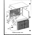Amana RHQ36/P55200-53C condenser and cabinet parts (rhq48-001/p55201-47c) (rhq48-003/p55201-48c) (rhq48-001/p55201-49c) (rhq48-003/p55201-50c) (rhq60-001/p55201-51c) (rhq60-003/p55201-52c) diagram