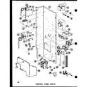 Amana RHQ36/P55200-53C control panel parts (rhq48-001/p55201-47c) (rhq48-003/p55201-48c) (rhq48-001/p55201-49c) (rhq60-001/p55201-51c) (rhq60-003/p55201-52c) (rha48-003/p55201-50c) diagram