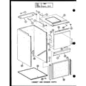 Amana VBCH35/P54882-8 cabinet and chassis parts diagram