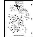 Amana VBCH35/P54882-8 control and heater parts diagram