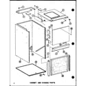 Amana VBCH35/P55895-2C cabinet and chassis parts (vbch-30x-1w/p55572-3c) (vbch-35x-1w/p55572-4c) (vbch-30x-1j/p54878-23c) diagram