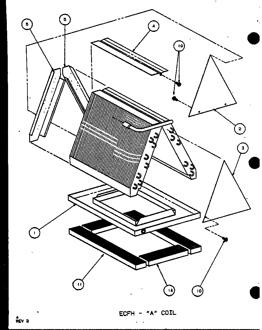 Amana ECFH48AUMB/P9918508C ecfh - "a" coil (ecfh42auma/p9918501c) (ecfh48auma/p9918502c) (ecfh60auma/p9918503c) diagram