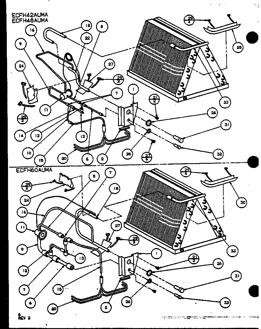 Amana ECFH48AUMB/P9918508C (ecfh42auma/p9918501c) (ecfh48auma/p9918502c) (ecfh60auma/p9918503c) diagram