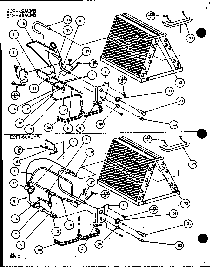 Amana ECFH48AUMB/P9918508C (ecfh42aumb/p9918507c) (ecfh48aumb/p9918508c) (ecfh60aumb/p9918509c) diagram