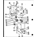 Amana ARHF36U01B/P9917916C control assembly diagram