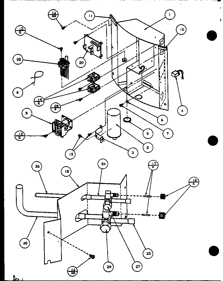 Amana ARHF24U01D/P1101002C (arhf18u01d/p1101001c) (arhf24u01d/p1101002c) (arhf30u01d/p1101003c) (arhf36u01d/p1101004c) diagram