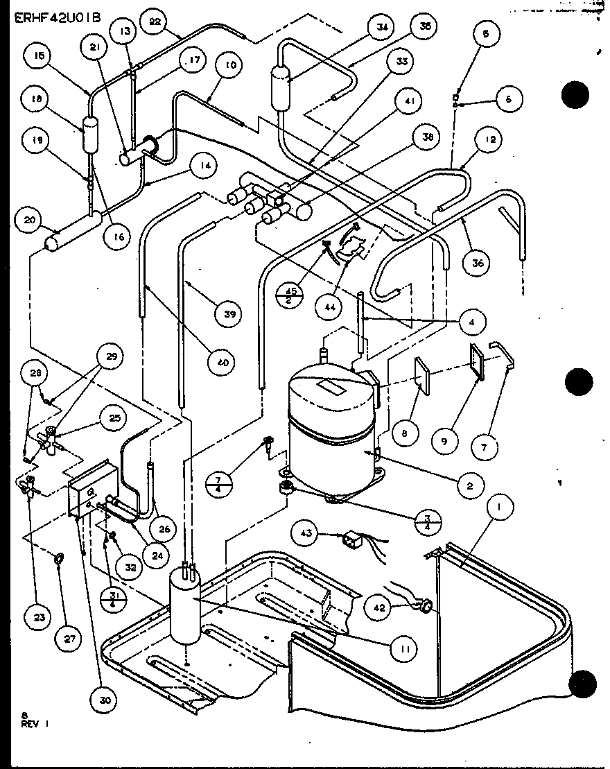 Amana ERHF60U01B/P9918417C (erhf42u01b/p9918413c) diagram