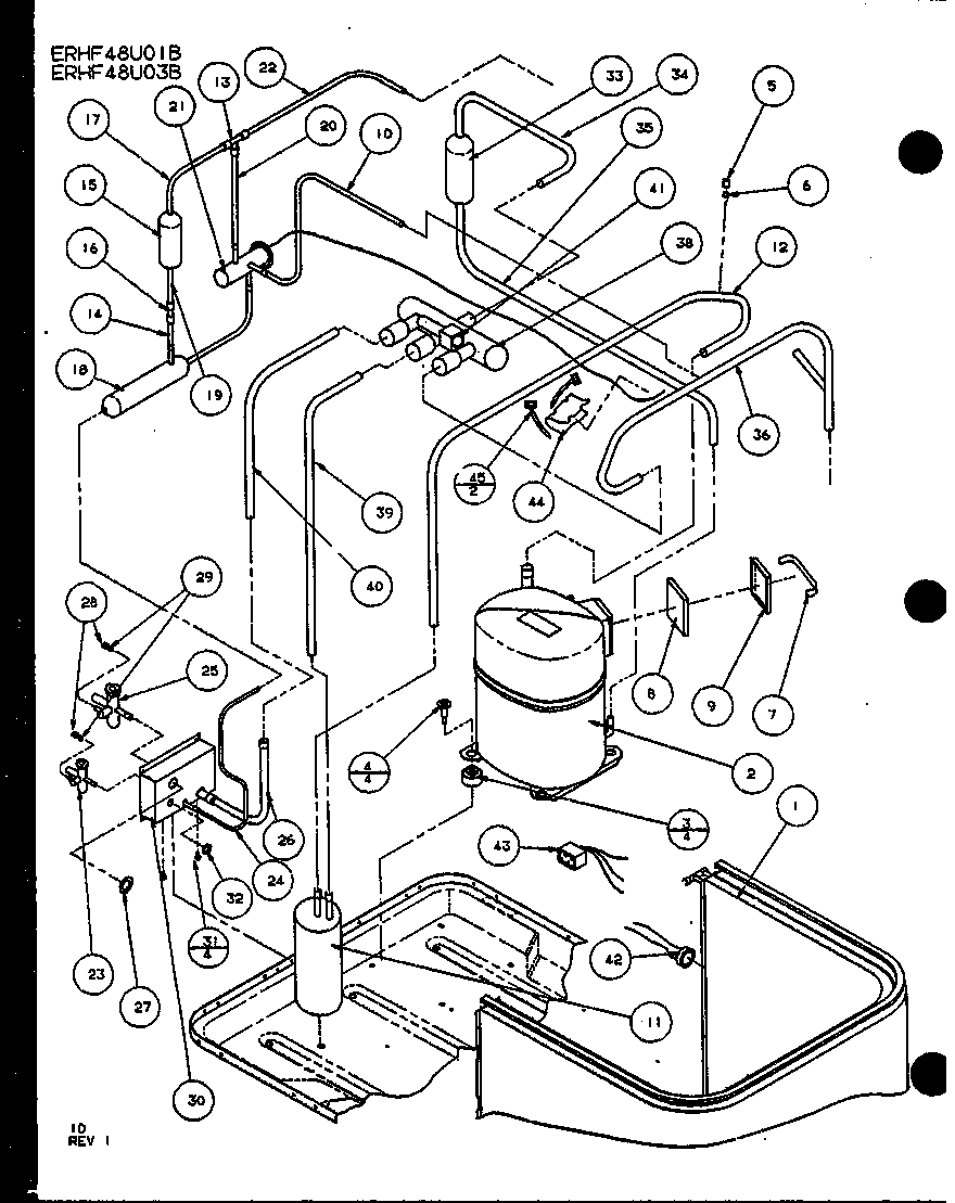Amana ERHF60U01B/P9918417C (erhf48u01b/p9918415c) (erhf48u03b/p9918416c) diagram