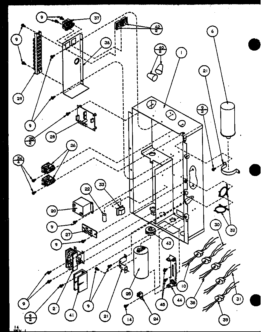 Amana SRHF30U01A/P1100803C (srhf18u01a/p1100801c) (srhf24u01a/p1100802c) (srhf30u01a/p1100803c) (srhf36u01a/p1100804c) (srhf42u01a/p1100805c) (srhf48u01a/p1100806c) (srhf48u03a/p1100807c) diagram