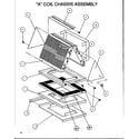 Amana BHEA60T002B/P1101510C "a" coil chassis assembly diagram