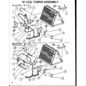 Amana BHEA60T002B/P1101510C "a" coil tubing assembly diagram