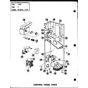 Amana D54444-1C control panel parts (pkm2.5-1j/p54565-9c) (pkm3-1h/p54565-8c) diagram