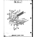 Amana PK5-3J/P54629-58C auxiliary heater parts (d54444-1/p54444-1c) (d54444-2/p54444-2c) diagram