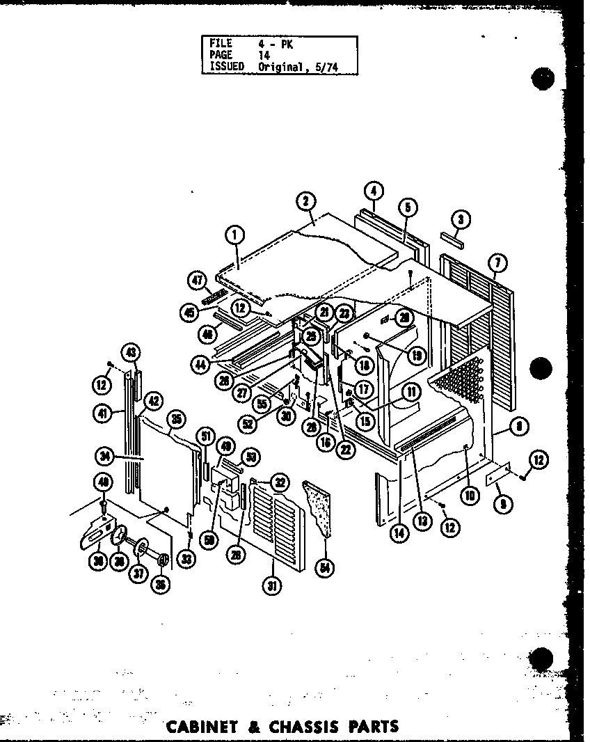 Amana PK3-1H/P54565-15C cabinet & chassis parts (pk3.5-1k/p54629-16c) (pk3.5-1k/p54629-38c) (pk4-1j/p54629-19c) (pk4-1j/p54629-55c) (pk4-3j/p54629-20c) (pk5-1j/p54629-21c) (pk5-1j/p54629-57c) (pk5-3j/p54629-22c) (pk5-3j/p54629-58c) (pke5-3k/p54629-36c) diagram
