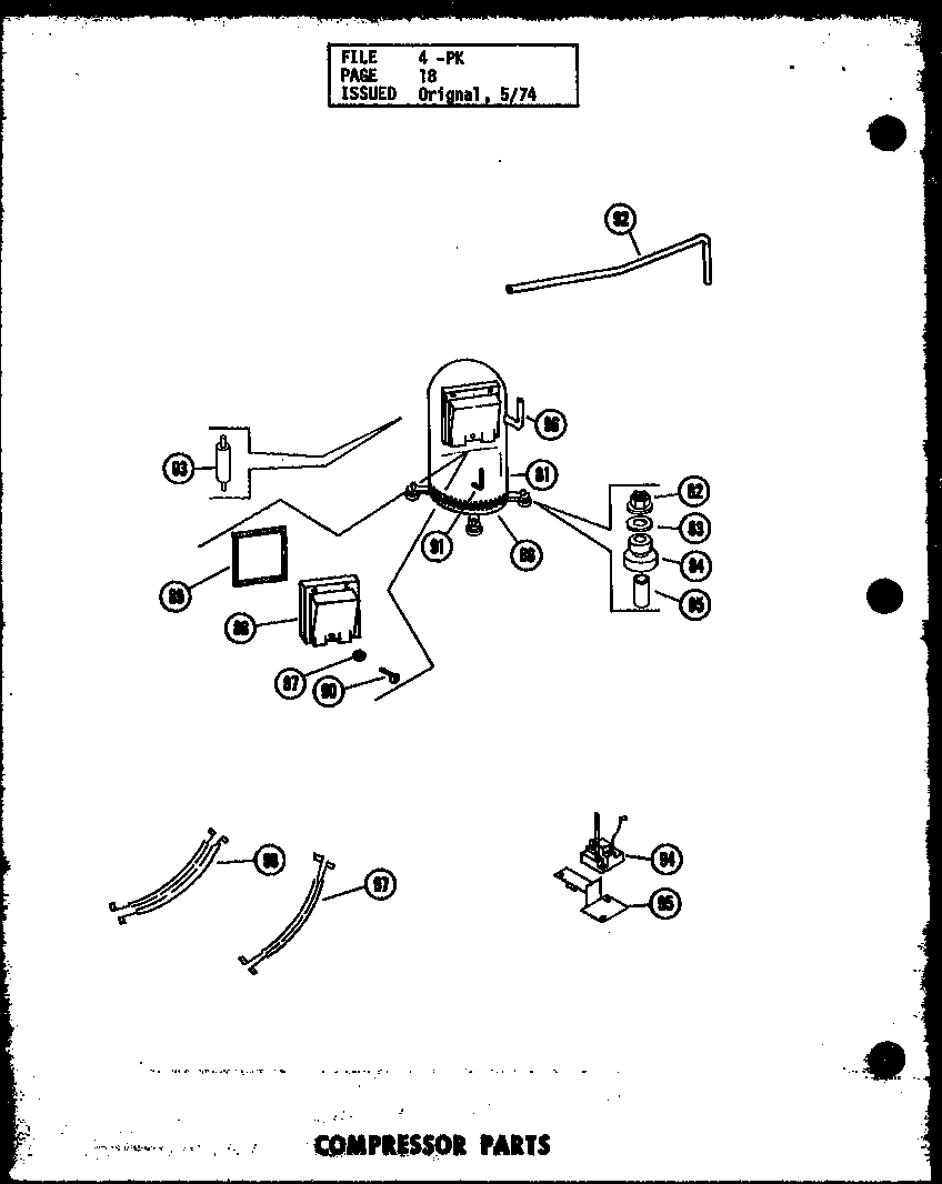 Amana PK3-1H/P54565-15C compressor parts (pk3.5-1k/p54629-16c) (pk3.5-1k/p54629-38c) (pk4-1j/p54629-19c) (pk4-1j/p54629-55c) (pk4-3j/p54629-20c) (pk5-1j/p54629-21c) (pk5-1j/p54629-57c) (pk5-3j/p54629-22c) (pk5-3j/p54629-58c) (pke5-3k/p54629-36c) diagram