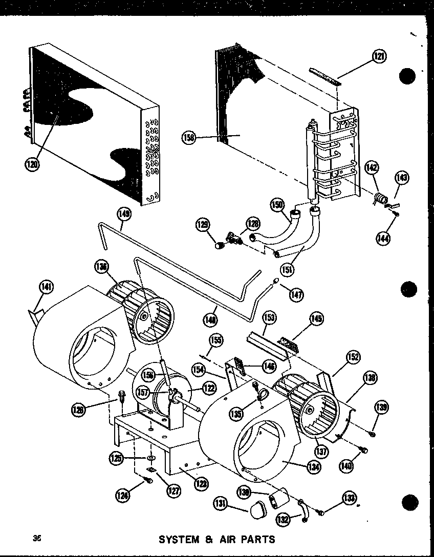 Amana EPCG4212-1A/P55480-9C system & air parts (epcg4212-1a/p55480-9c) (epcg4812-1a/p55480-10c) (epcg4812-3a/p55480-12c) (epcg6212-1a/p55480-11c) (epcg6212-3a/p55480-13c) diagram