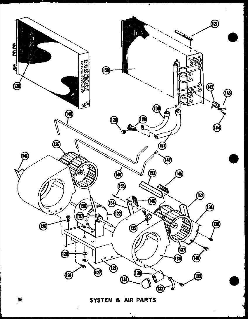 Amana EPCG4213-1A/P55480-17C system & air parts (epcg4212-1a/p55480-22c) (epcg4812-1a/p55480-23c) (epcg4812-3a/p55480-25c) (epcg6212-1a/p55480-24c) (epcg6212-3a/p55480-26c) diagram