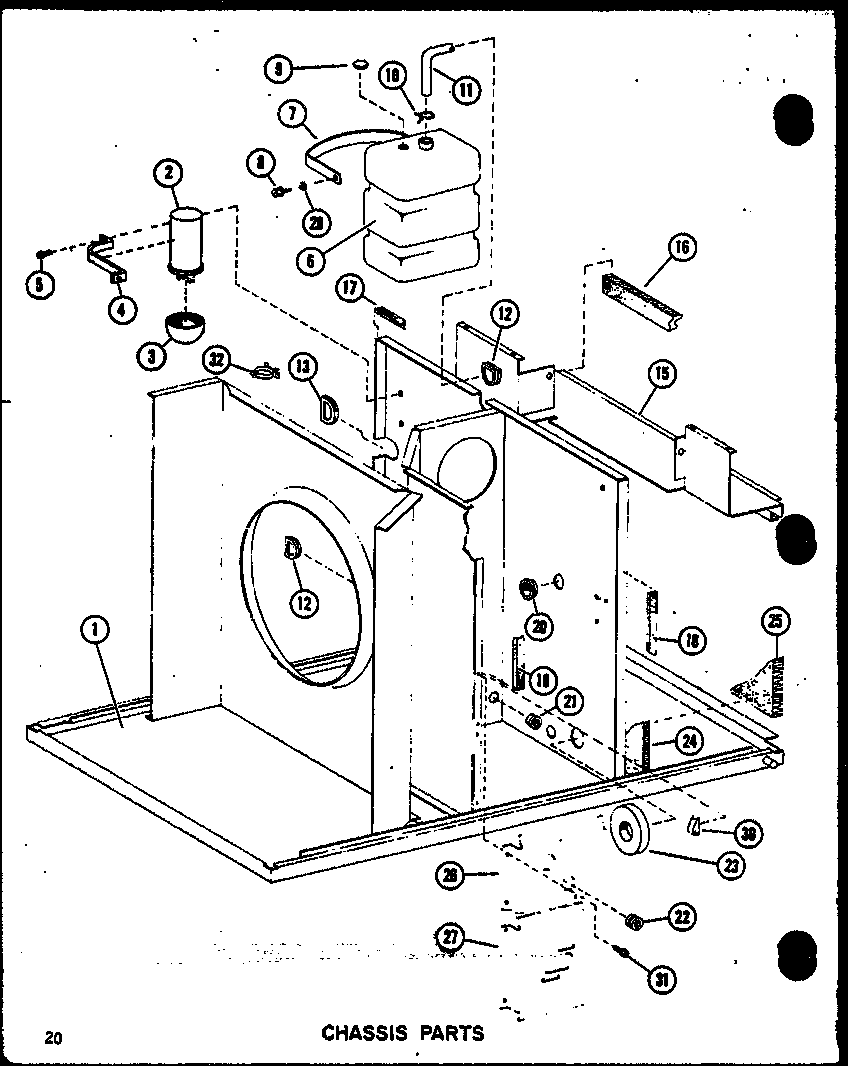 Amana EPCG4812-3D/P68539-31C chassis parts (epcg4213-1d/p68539-24c) (epcg4815-1d/p68539-25c) (epcg4815-3d/p68539-26c) (epcg4815-1d/p68539-34c) (epcg4815-3d/p68539-35c) (epcg6017-1e/p68539-27c) (epcg6017-3e/p68539-28c) diagram