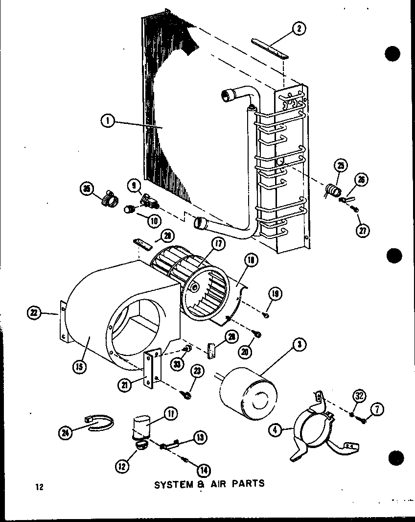 Amana EPCG24081E/P9953901C system & air parts (epcg24081e/p9953901c) (epcg30101e/p9953902c) (epcg36121d/p9953903c) diagram