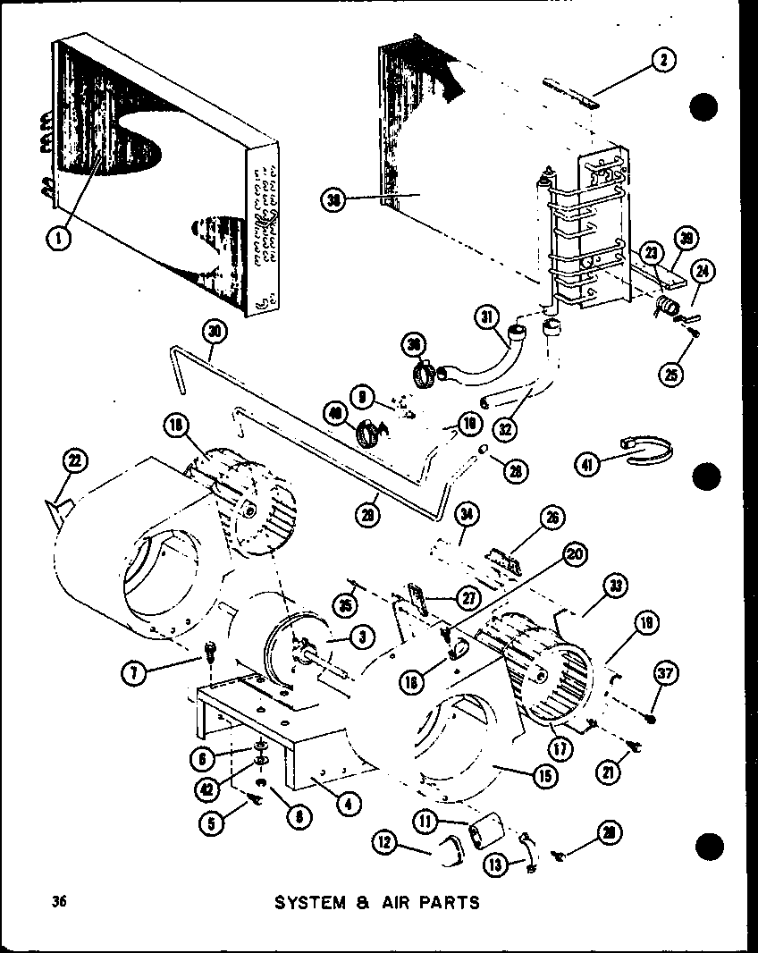 Amana EPCG24081E/P9953901C system & air parts (epcg42121d/p9953904c) (epcg48121d/p9953906c) (epcg48123d/p9953907c) (epcg60121e/p9953910c) (epcg60123e/p9953911c) (epcg60123e/p6853911c) diagram