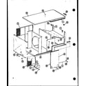 Amana EPHR3600-1E/P99148-3C cabinet assembly diagram