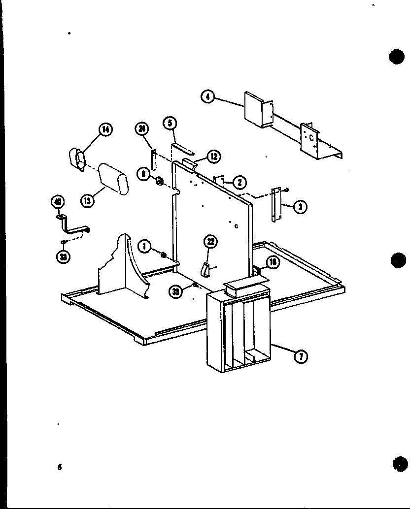 Amana EPHR2400-1E/P99148-1C base assembly diagram