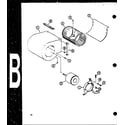 Amana EPHR3600-1E/P99148-3C blower assembly diagram