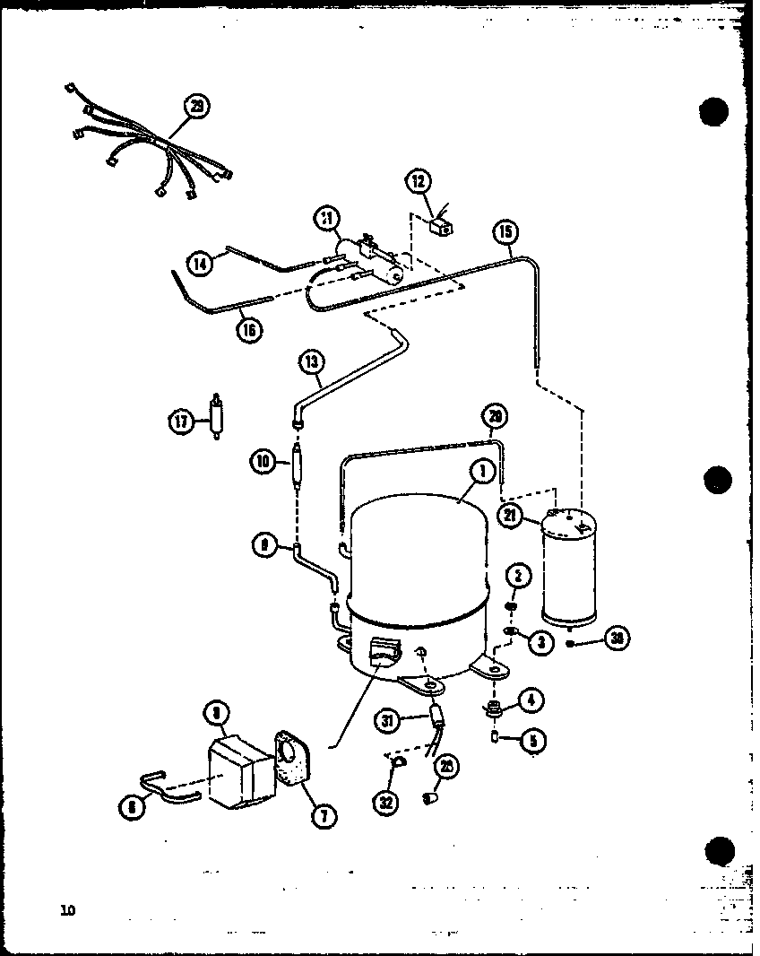 Amana EPHR60003A/P9914905C compressor diagram