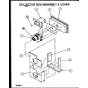 Amana PGB36B0702A/P1164708C collector box assembly & cover diagram
