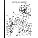 Amana PGB36B0702A/P1164708C control box assembly diagram