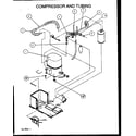 Amana PHA42B0003A/P1153902C compressor and tubing (pha42b0001a/p1153901c) (pha42b0003a/p1153902c) (pha48b0003a/p1153904c) (pha48b0001a/p1153903c) (pha60b0001a/p1153905c) (pha60b0003a/p1153906c) (pha60b0003b/p1153908c) (pha60b0002b/p1153907c) diagram