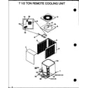 Amana LCA200A104A/P1165910C 7 1/2 ton remote cooling unit (lca075a103a/p1165901c) (lca075a104a/p1165902c) diagram