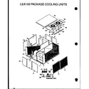 Amana LEA100A004A/P1160404C lea100 package cooling units (lea100a003a/p1160403c) (lea100a004a/p1160404c) diagram