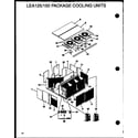 Amana LEA100A004A/P1160404C lea125/150 package cooling units (lea125a003a/p1160405c) (lea125a004a/p1160406c) (lea150a003a/p1160407c) (lea150a004a/p1160408c) diagram