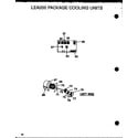 Amana LEA100A004A/P1160404C lea200 package cooling units (lea200a003a/p1160409c) (lea200a004a/p1160410c) diagram