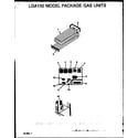 Amana LGA100A253A/P1160207C lga100 model package gas units (lga100a203a/p1160205c) (lga100a204a/p1160206c) (lga100a253a/p1160207c) (lga100a254a/p1160208c) diagram