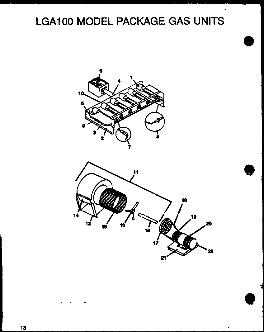 Amana LGA200A303A/P1160309C lga100 model package gas units (lga100a203a/p1160205c) (lga100a204a/p1160206c) (lga100a253a/p1160207c) (lga100a254a/p1160208c) diagram