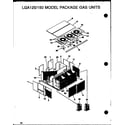 Amana LGA100A253A/P1160207C lga125/150 model package gas units (lga125a203a/p1160301c) (lga125a204a/p1160302c) (lga125a254a/p1160304c) (lga125a253a/p1160303c) (lga150a253a/p1160305c) (lga150a254a/p1160306c) (lga150a353a/p1160307c) (lga150a354a/p1160308c) diagram