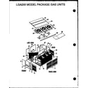 Amana LGA100A253A/P1160207C lga200 model package gas units (lga200a303a/p1160309c) (lga200a304a/p1160310c) (lga200a403a/p1160311c) (lga200a404a/p1160312c) diagram