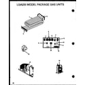 Amana LGA150A253A/P1160305C lga200 model package gas units (lga200a303a/p1160309c) (lga200a304a/p1160310c) (lga200a403a/p1160311c) (lga200a404a/p1160312c) diagram