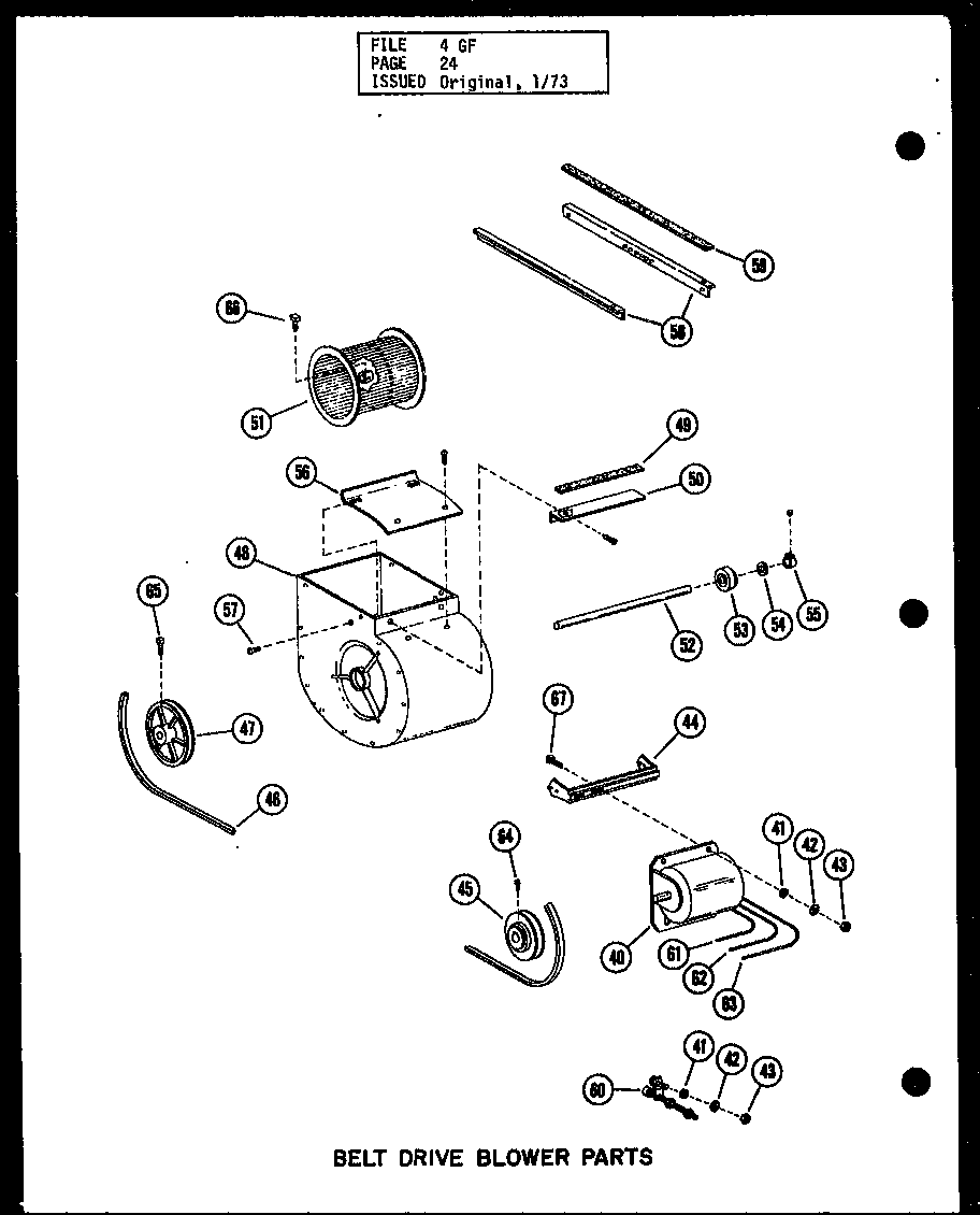 Amana GH-120E-4/P96294-13F belt drive blower parts (gh-80e-3/p96251-5f) (gh-80e-3/p96294-5f) (gh-105e-3/p96251-9f) (gh-105e-3/p96294-9f) (gh-120e-4/p96251-13f) (gh-120e-4/p96294-13f) (gh-140e-4/p96251-17f) (gh-140e-4/p96294-17f) (gh-160e-5/p96251-20f) (gh-160e-5/p96294-20f) diagram