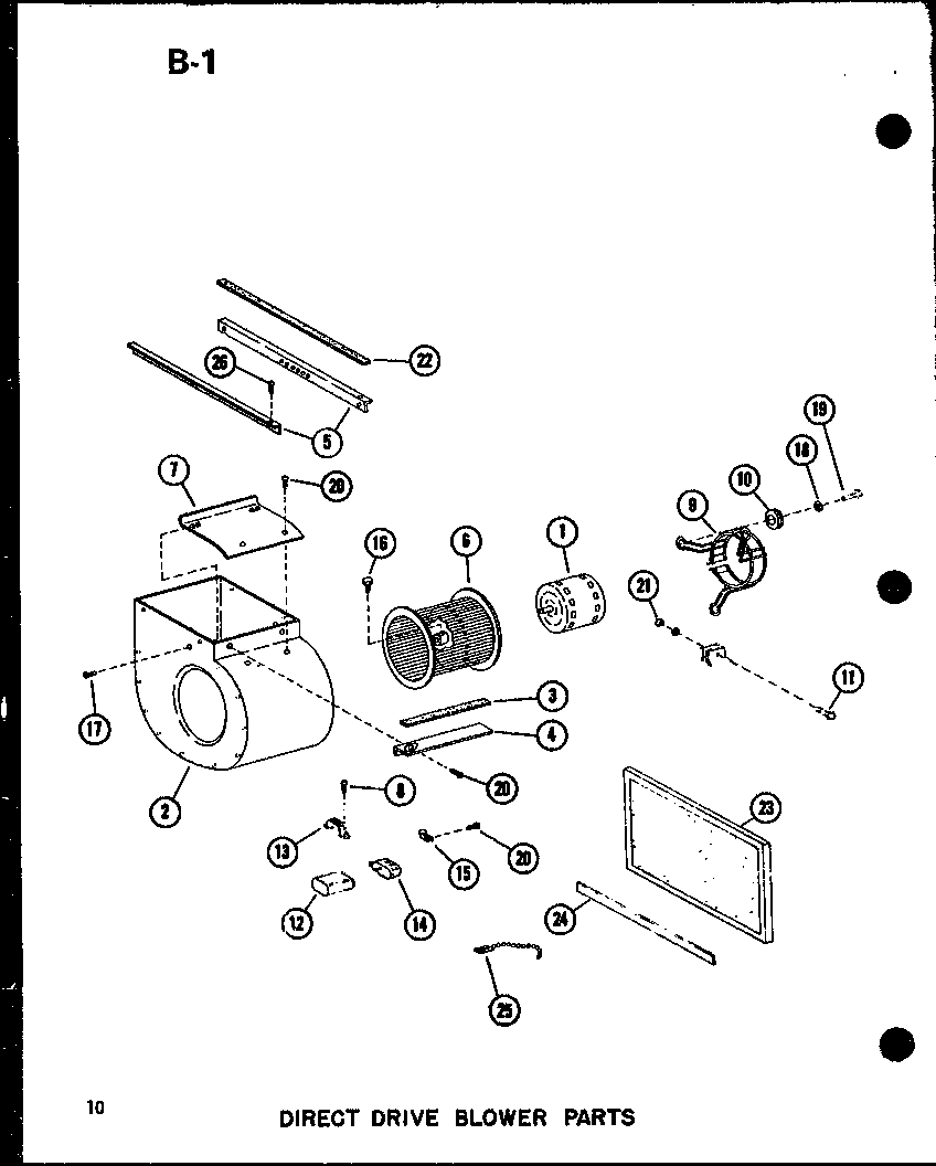 Amana GHE140DM-4/P96524-11F direct drive blower parts (gh65dm/p96521-1f) (gh80dm/p96521-2f) (gh80dm-2/p96521-3f) (gh80dm-3/p96521-4f) (gh105dm/p96521-5f) (gh105dm-3/p96521-6f) diagram