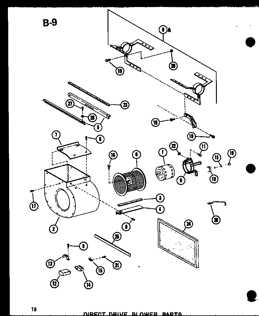 Amana GHE140DM-4/P96524-11F direct drive blower parts (gh120dm-4/p96521-8f) (gh120dm-5/p96521-9f) (gh140dm/p96521-10f) (gh140dm-4/p96521-11f) (gh120dm/p96521-7f) diagram