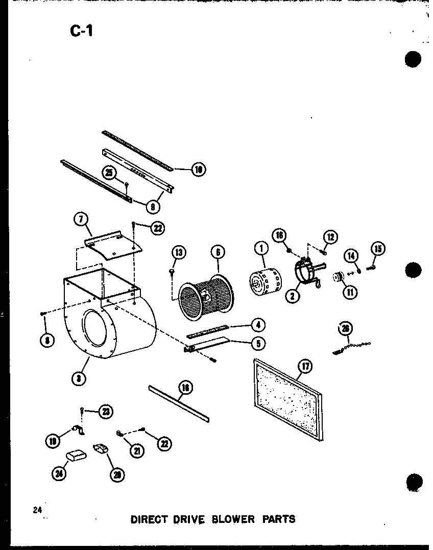 Amana GHE140DM-4/P96524-11F direct drive blower parts (ghe65dm-2/p96524-1f) (ghe65dm-3/p96524-2f) (ghe80dm/p96524-3f) (ghe80dm-3/p96524-4f) (ghe80dm-4/p96524-5f) (ghe105dm/p96524-6f) diagram