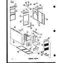 Amana GLE140M-R4/P96484-3F cabinet parts diagram