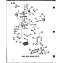 Amana GLE140M-R4/P96484-3F belt drive blower parts diagram