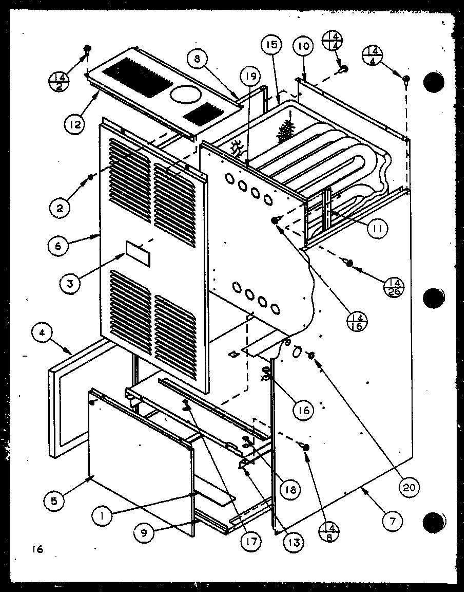 Amana GHI45A25/P6983119F (ghi115a35/p6983124f) (ghi115a50/p6983125f) (ghi140a35/p6983126f) (ghi140a50/p6983127f) diagram