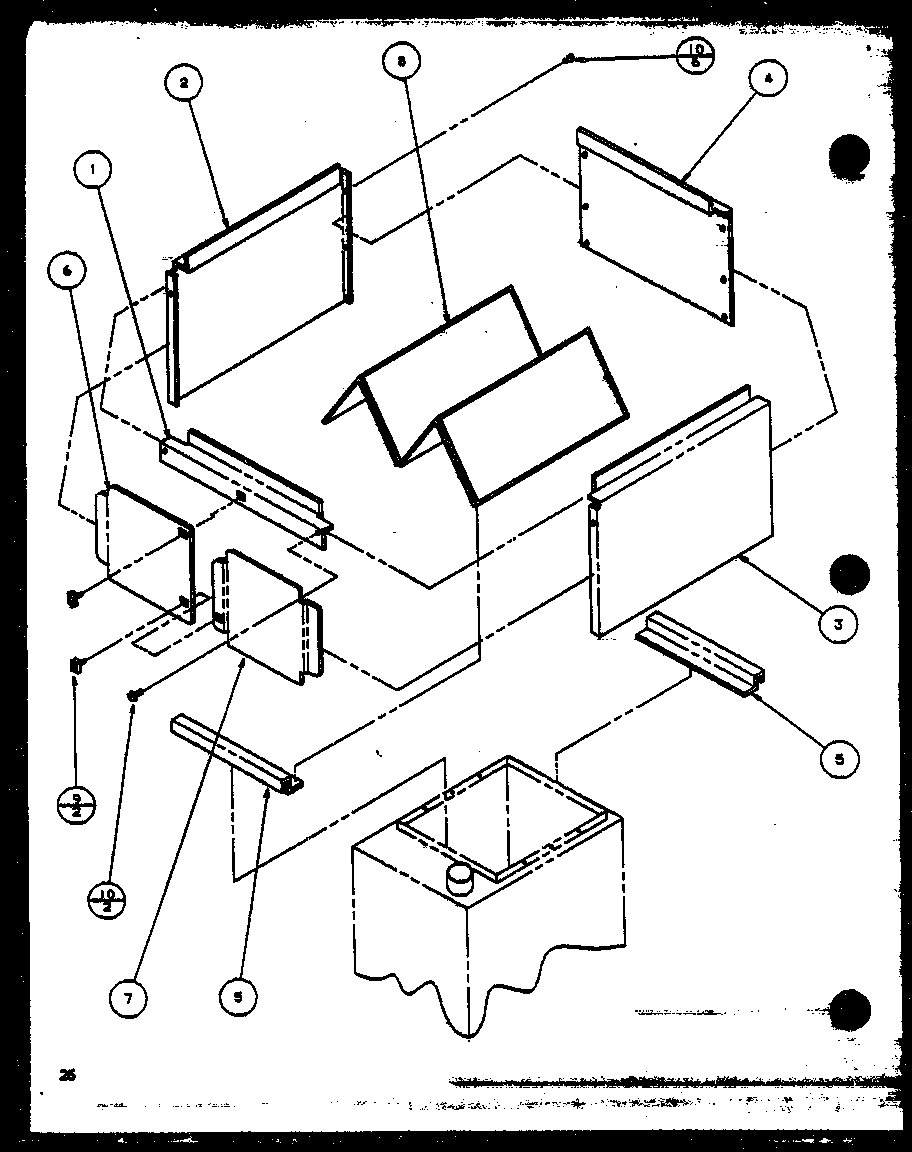 Amana GCI115A50CV/P9811223F (cfc16/p9926101f) (cfc20/p9926102f) (cfc24/p9926103f) (cfc20d/p9926104f) diagram