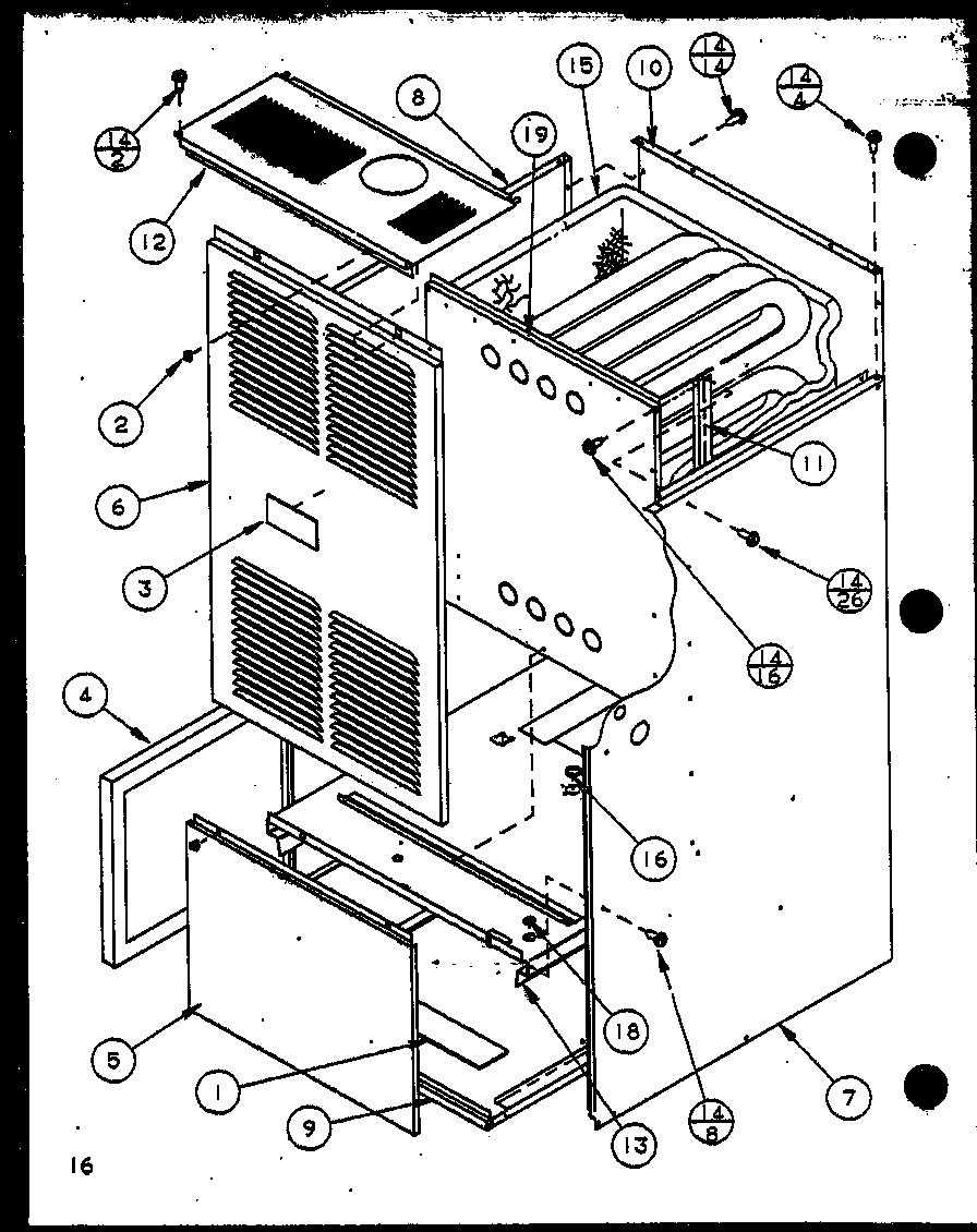 Amana GHI70A40CV/P6983139F (ghi115a35cv/p6983142f) (ghi115a50cv/p6983143f) (ghi140a35cv/p6983144f) (ghi140a50cv/p6983145f) diagram
